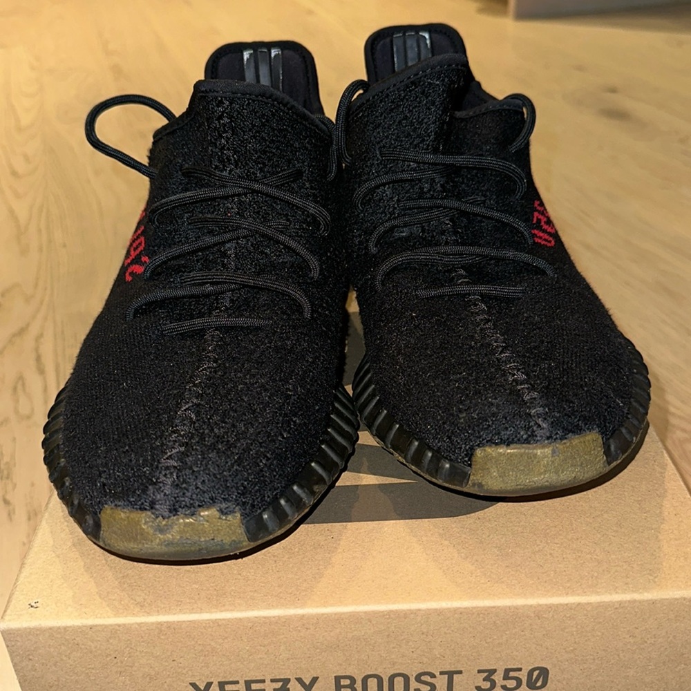 Adidas Yeezy Boost 350 V2 Bred - Black/Red - Picture 3 of 7